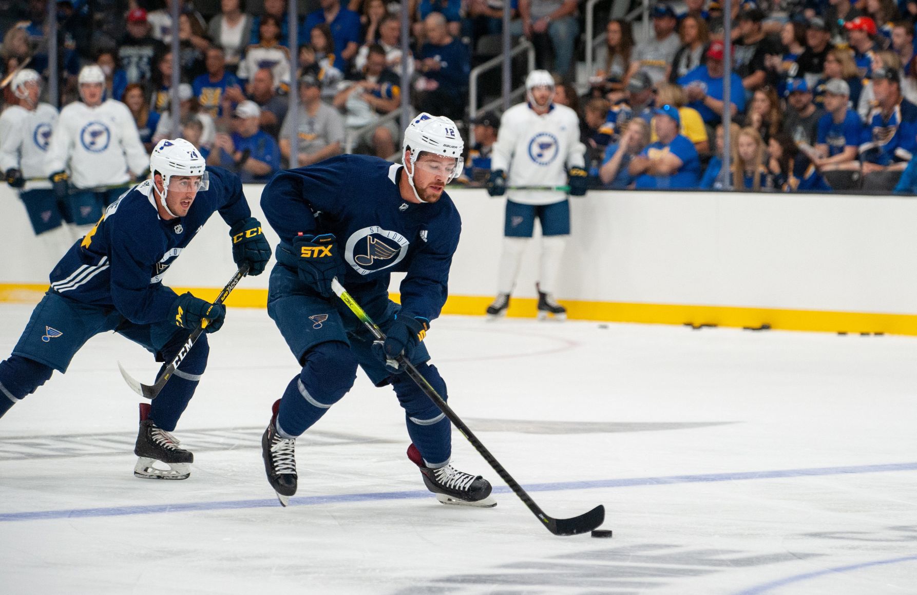 St. Louis Blues host first open practice of 2019-20 season